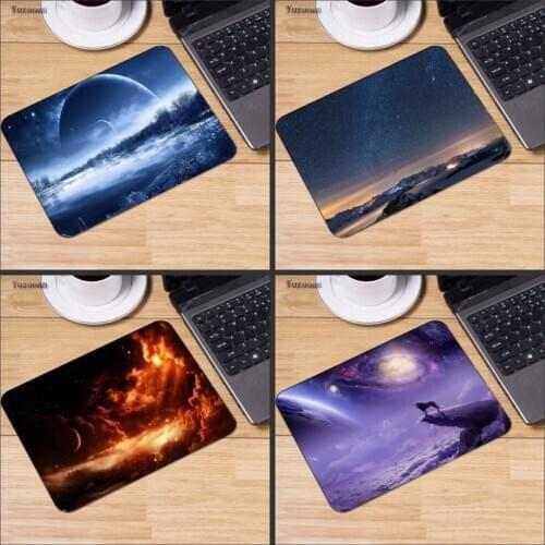 Mairuige Outer Space Stars Nebulae Space Art Wallpaper Anti-Slip Mouse Pad 180x220x2mm And 250x290x2mm Mat Cool Design Mouse Pad