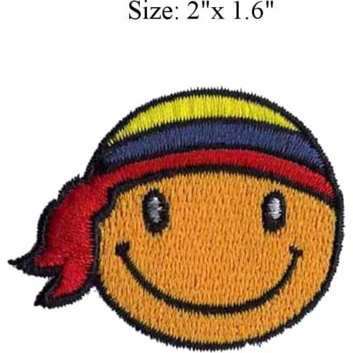The boy wearing a hat 2"wide embroidery patch for fabric patch/embroidered appliques/superhero iron ons