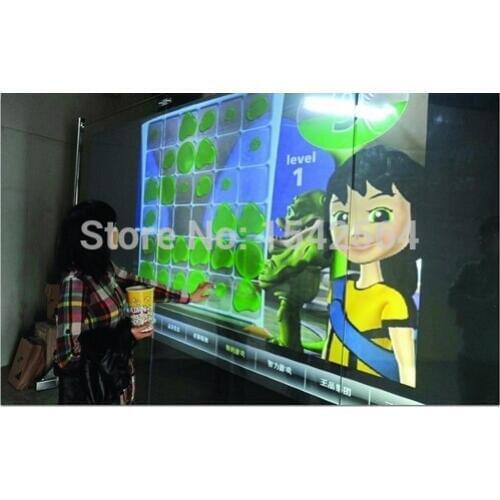 Super quality window glass 46" 10 points interactive foil touch film