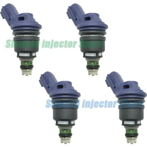 4PCS Fuel Injector Nozzle For Nissan 300ZX Turbo SR20DET 16600-21U01 1660021U01 16600 21U01 16600-67U00 1660067U00