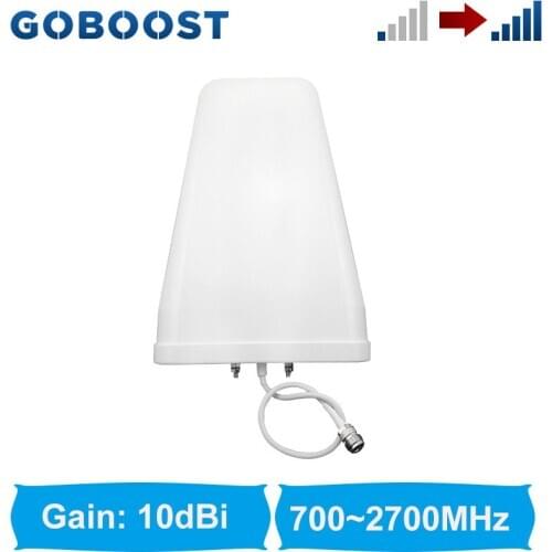 GOBOOST 4G External Antenna 10dBi Outdoor Log Periodic Antenna For Communication Network Mobile Phone Booster