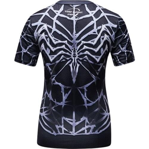 2021 Fitness Female Top Women Compression T Shirt Short Sleeve Print Tights Gym Tee shirt