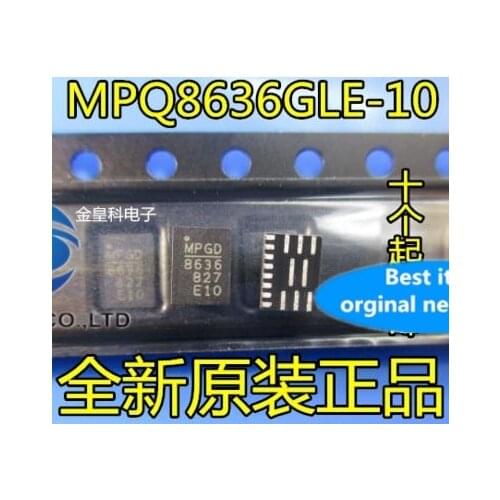 10PCS MPQ8636GLE-10 MPQ8636GLE-10-8636 FCQFN16 Z power chip in stock 100% new and original