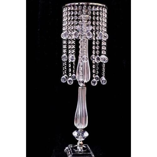 10PCS/lot acrylic crystal wedding centerpiece 28 inch tall flower stand Table decor wedding supply Wedding decorations Hotel