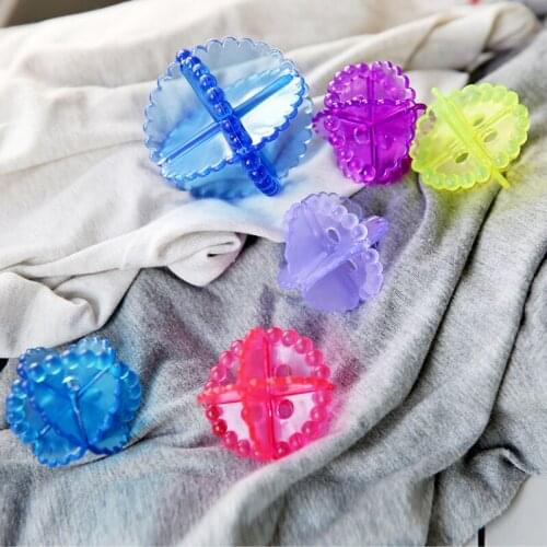 10Pcs Decontamination Laundry Ball Bathroom Washing Machine Household Products Anti-Twist Powerful Decontamination Clean Ball