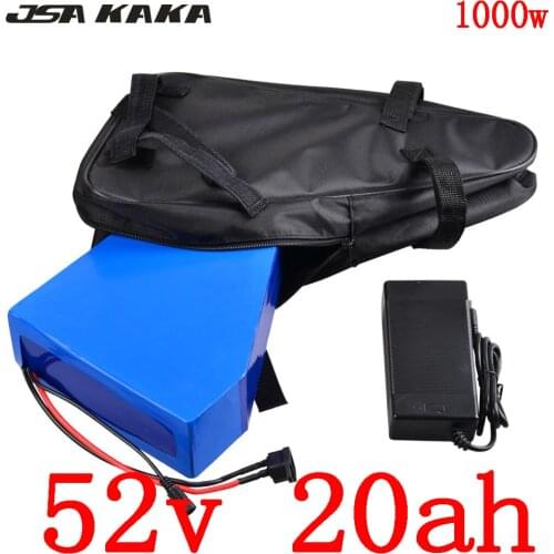 48V Lithium Battery Pack 48V 20Ah 52V 20Ah Electric Bicycle Battery for 48V 1000W 750W 500W Motor Bafang BBS03 BBSHD BBS02