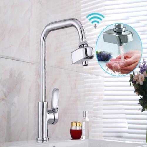 Automatic Infrared Sensor Faucet Kitchen Basin Accessories Saving Water Induction Nozzle Filter Adapter Hands Free Battery Power