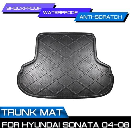 Car Floor Mat Carpet For Hyundai Sonata 2004 2005 2006 2007 2008 Rear Trunk Anti-mud Cover
