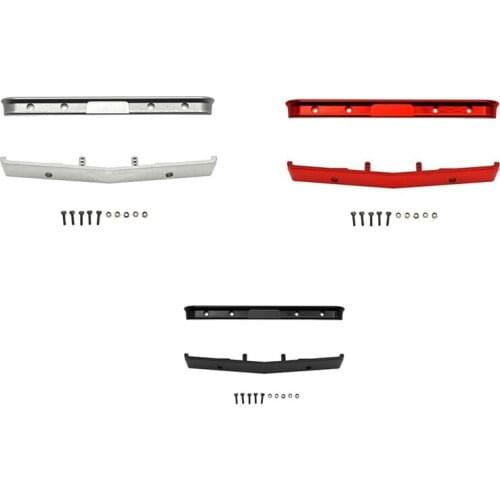 For Axial SCX24 AXI00001 Chevrolet C10 1/24 RC Crawler Car Metal Front & Rear Bumper Upgrade Parts Accessories