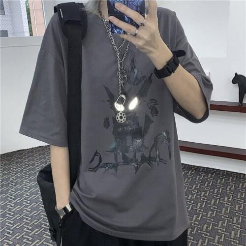 Cheap wholesale 2021 women fashion clothing New Summer Hot selling goth woman tshirts lady beautiful nice graphic tee Ay6761