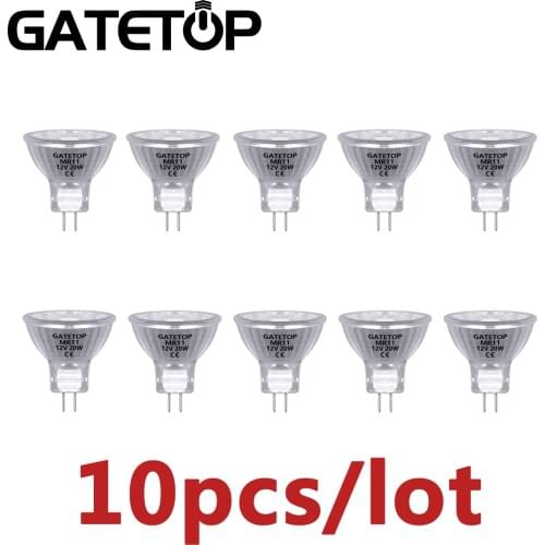 Halogen Spotlight Glass Lamp MR11 10pcs/Lot 20W 12V Energy Saving GU4 Hot Size Warm Light