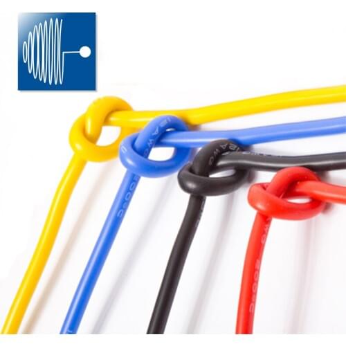 SHENGPAI Factory UL3239 1/2M Flexible Silicone Wire Super Soft Copper Cable 16AWG 18AWG 20AWG 22AWG24AWG 26AWG with Custom Color