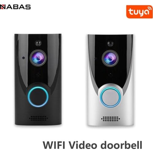 NABAS Tuya Smart IP Video Intercom WIFI Video Door Phone Door Bell WIFI Doorbell Camera IR Alarm Wireless Security Camera