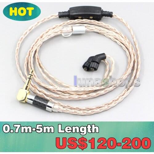 Hi-Res XLR 3.5mm 2.5mm 4.4mm Earphone Cable For AKR03 Roxxane JH Audio JH24 Layla Angie LN006863