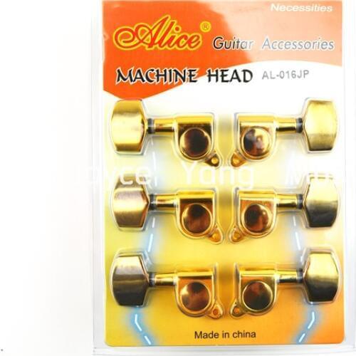 Alice Golden Acoustic Electric Guitar Tuning Pegs Tuners Machine Head 3L+3R Free Shipping Wholesales