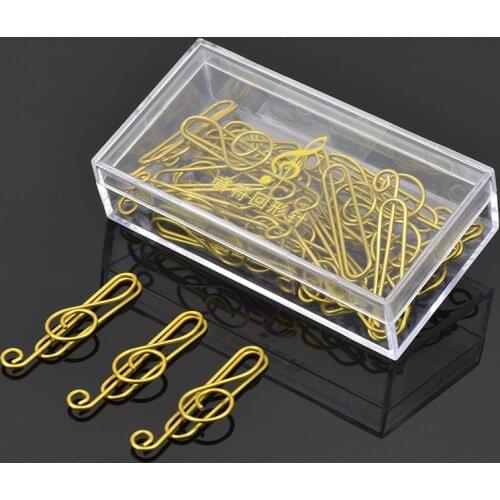 Metal Note Paper Clip Music Stationery Clips Bookmark Note Bookmarks Gift Paper Clips Papeleria Paperclips Office Accessories