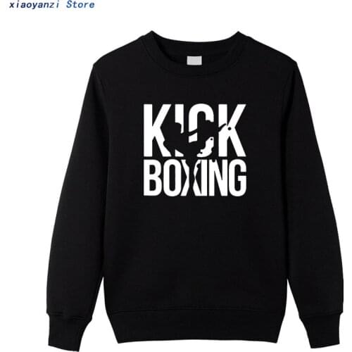 Mens sweatshirts Men Kickboxing Muay ThaiBoxing Cotton Breathable Comfortable O-neck Plus Size Casual pullovers hoodies