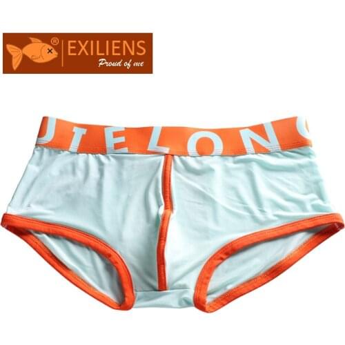 EXILIENS New Boxer Men Underwear Ultra-thin Cueca Masculina Ropa Interior Hombre Mens Boxers Boxershorts Man Calzoncillos M-3XL