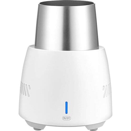 Beverage Mug Cooling & Cup Cooler for Office Home Desk Use, for Water Milk Wine, Cola,Beer, Cans Beverage Travel US Plug