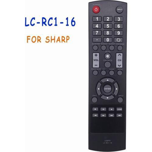 Original New Remote Control For Sharp LCD TV LC-RC1-16 LC-32LB370 LC-32LB370U LC-32LB480U LC-40LB480U LC-50LB370
