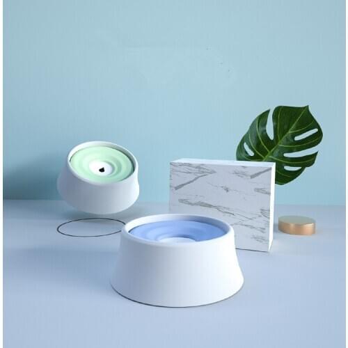 Floating Bowl Pet Drinking Water Bowl Dog Cat Not Wet Mouth No Splash Slow Water Feeder Dispenser Anti-overturn Dog Water Bowl