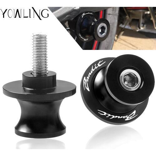 8MM Stand Screw Motorcycle Stand Swingarm Spools Slider For SUZUKI Bandit 1250 250 400 600 600S 650 GSF650 bandit 1200 BANDIT250