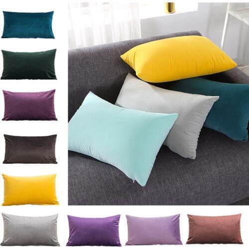 Luxury Velvet Green Blue Gray Cushion Cover Pillow Cover Pillow Case Yellow White Black Home Decorative Sofa Throw Pillows Chair