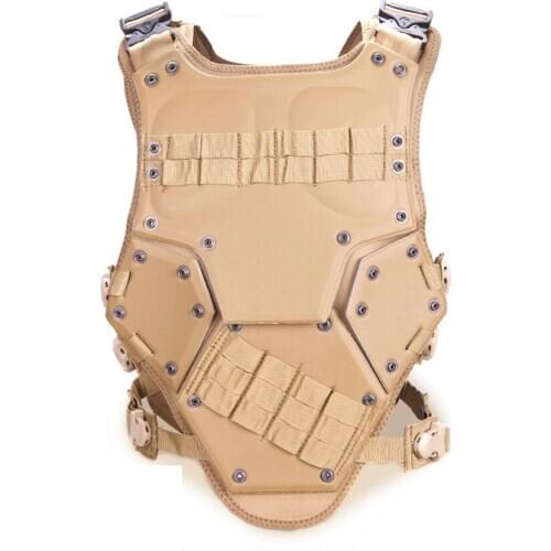 TF4 Tactical Vest CS Field Protection Vest Outdoor Hunting Paintball Airsoft Vest Waistcoat with 2 Magazine Pouches