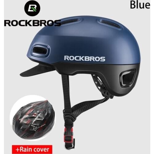 ROCKBROS Bike Helmet Breathable EPS Integrally-molded motorcycle Unisex Shockproof Helmet Adjustable Hat Cycling Equipment