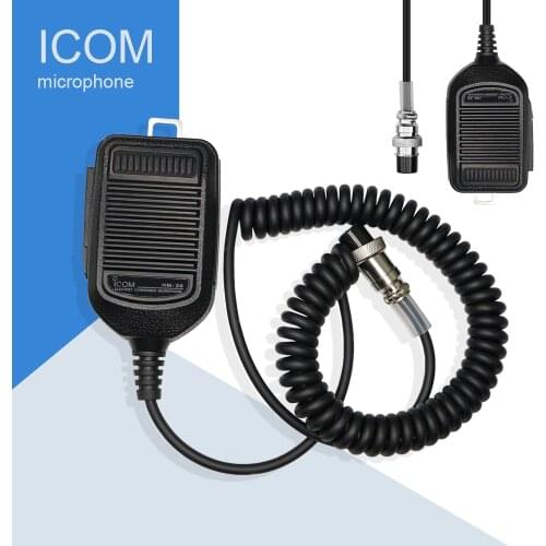 Walkie Talkie Microphone Speaker For Mobile Radio Car Radio MIC-718 IC-775 IC-7200 IC-7600 IC-25 IC-28 walkie-talkie Accessories