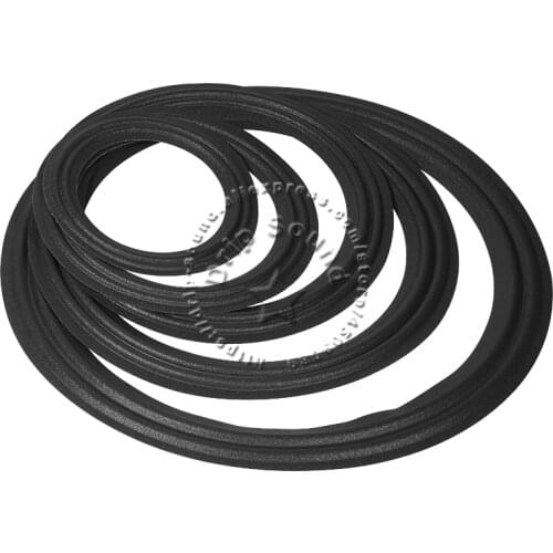 2pcs For 8"/10"/12" inch Speaker Cloth Edge 2-Ring Bass Subwoofer Woofer Surround Circle Speaker Repair Parts