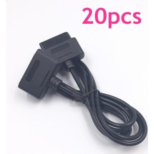20pcs Controller Extension Cable Data Transfer Cables replacement for Super Nintendo SNES Controller