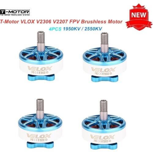 4PCS T-Motor VLOX V2306 V2207 1950KV 2550KV FPV Brushless Motor For 5inch FPV Racing Quadcopter Drone