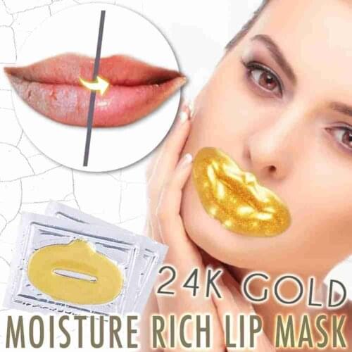 5pcs Collagen Lip Mask Moisturing Nourishing Anti Wrinkle Patch Pad Gel Moisture Essence Lip Enhancement Lips Care