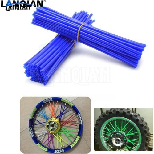 72 Pcs Universal Motorcycle Dirt Bike Enduro Off Road Rim Wheel spoke skins For 250 125 SX KLX250 KLX450R for SUZUKI XR650L