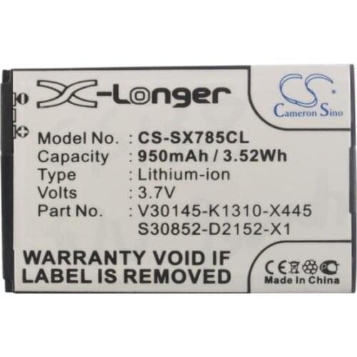 Cameron sino 950mah battery for SIEMENS Gigaset SL400 SL400A SL400H SL610H Pro SL750 SL750H SL78 SL780 4250366817255