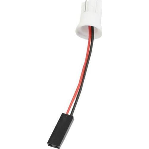 Truck Car Auto T10 W5W LED Bulb Light Wire Harness Adapter 10 Pcs