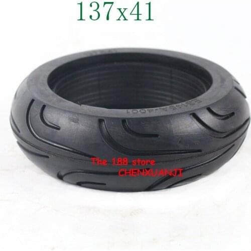 Free Shipping Good Reputation 137x41 Rubber Solid Tire with Grooves for Hoverboard Self Balancing Electric Scooter