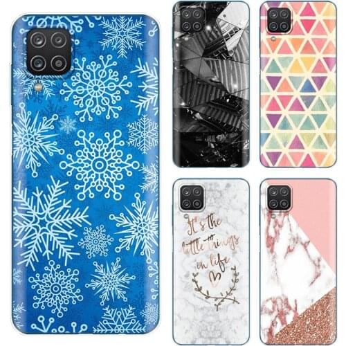 For Samsung A12 Case Soft Silicon Tpu Back Phone Cover For Samsung Galaxy A12 GalaxyA12 A 12 SM-A125F a125 Bumper 6.5inch black