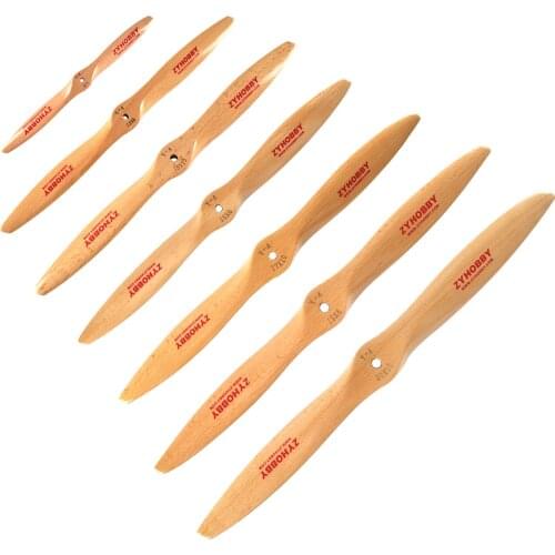 CW Prop Wood Wooden Propeller 24x8 24x10 For Gasoline RC Airplane Plane
