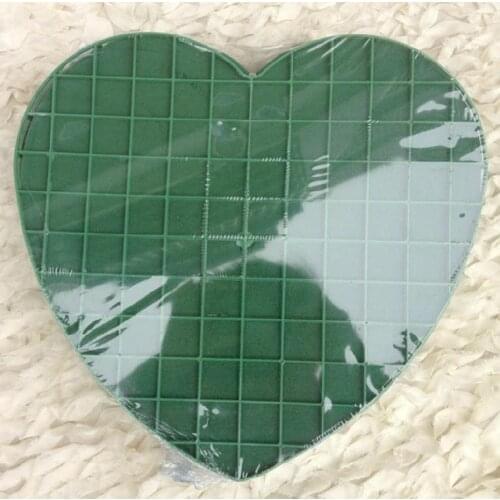 30cmX32cm Heart Shape nserting Dry Flower Holder Flower Mud w/Sucker Bridal Floral Foam For Wedding Flower Holder DIY Decoration