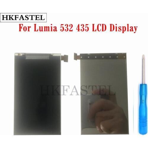 HKFASTEL LCD For Nokia Microsoft Lumia 532 435 N532 LCD Display Screen Digitizer + Tool Free shipping