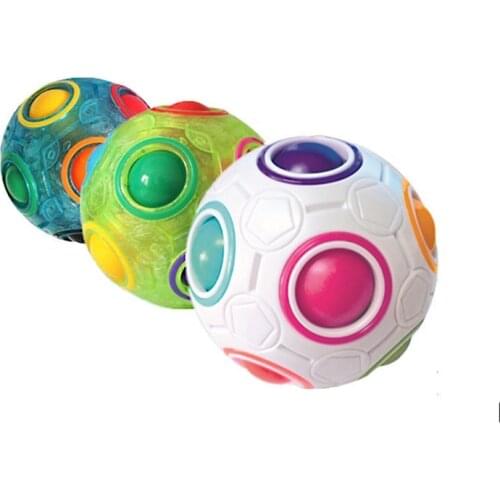 Fidget Toys Stress Reliever Simple Dimple Rainbow Magic Ball Figet Toys Simple Dimple Fidget Toy Anti Stress Figet Toys