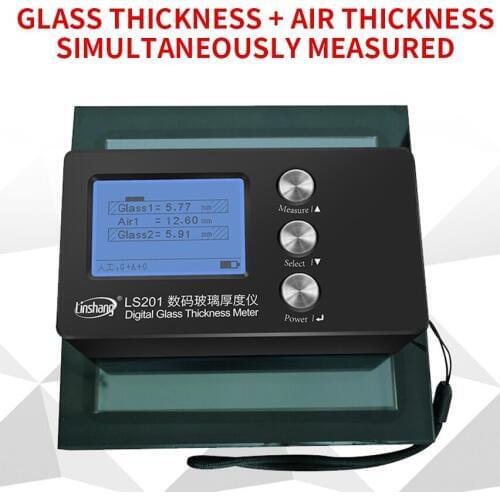 LS201 Laminated Glass Thickness Gauge High Precision Hollow Curtain Wall Detector