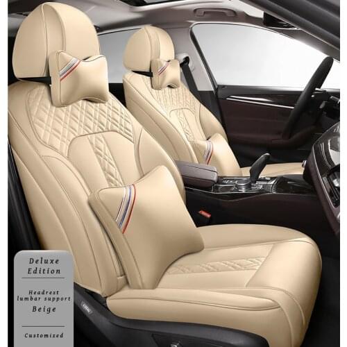 Leather Car seat covers For hyundai i30 ix35 i20 i10 solaris creta i40 tucson kona terracan coupe santa fe accent accessories