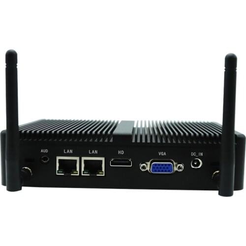 【Russian Direct Sales】Eglobal Cheap Fanless Mini PC Windows 10 Pro Pentium 4415U DDR4 Barebone Computer 4K HTPC WiFi HDMI VGA