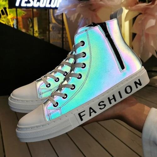 Fashion Male high mens summer hot sale shoe black canvas casuales zapatos mesh top Casual white Mens Sneakers on hombre High s