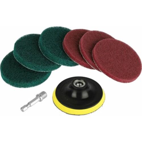 7Pcs Drill Brush Attachment Set Power Scrubber Cleaning Kit Combo Tub Tile Cleaning