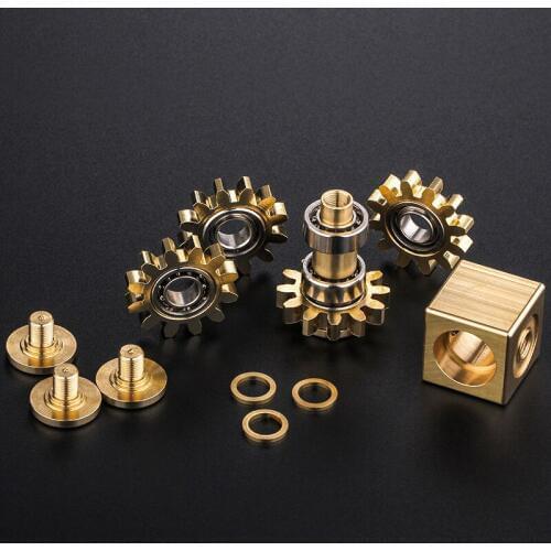 Finger fingertip gyro gear linkage bearing edc finger screw creative decompression toy