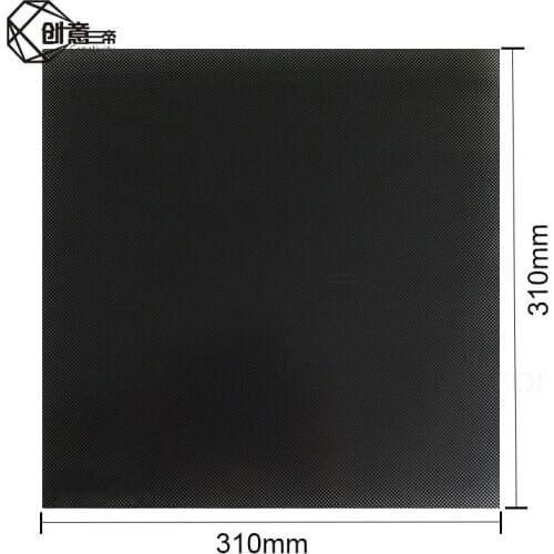 Creativity Ultrabase 3D Printer Platform Heated Bed Build Surface Glass plate 310x310x4mm for CR-10 MK2 MK3 Hot bed